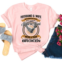 Husband & Wife - Heart To Heart T-Shirt