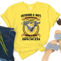 Husband & Wife - Heart To Heart T-Shirt