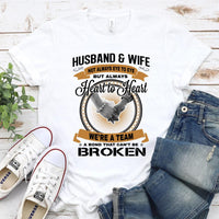 Husband & Wife - Heart To Heart T-Shirt