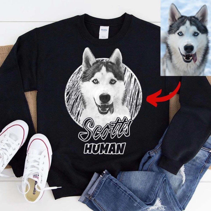 Camiseta personalizada con dibujo de perro para dueños de mascotas