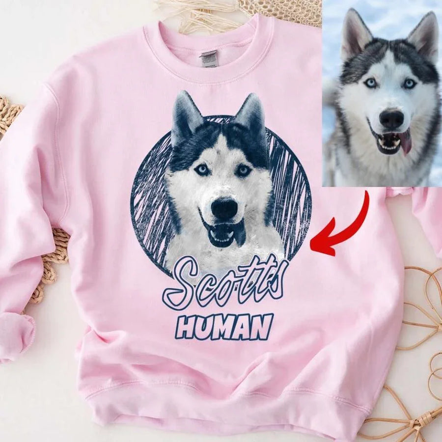 Camiseta personalizada con dibujo de perro para dueños de mascotas