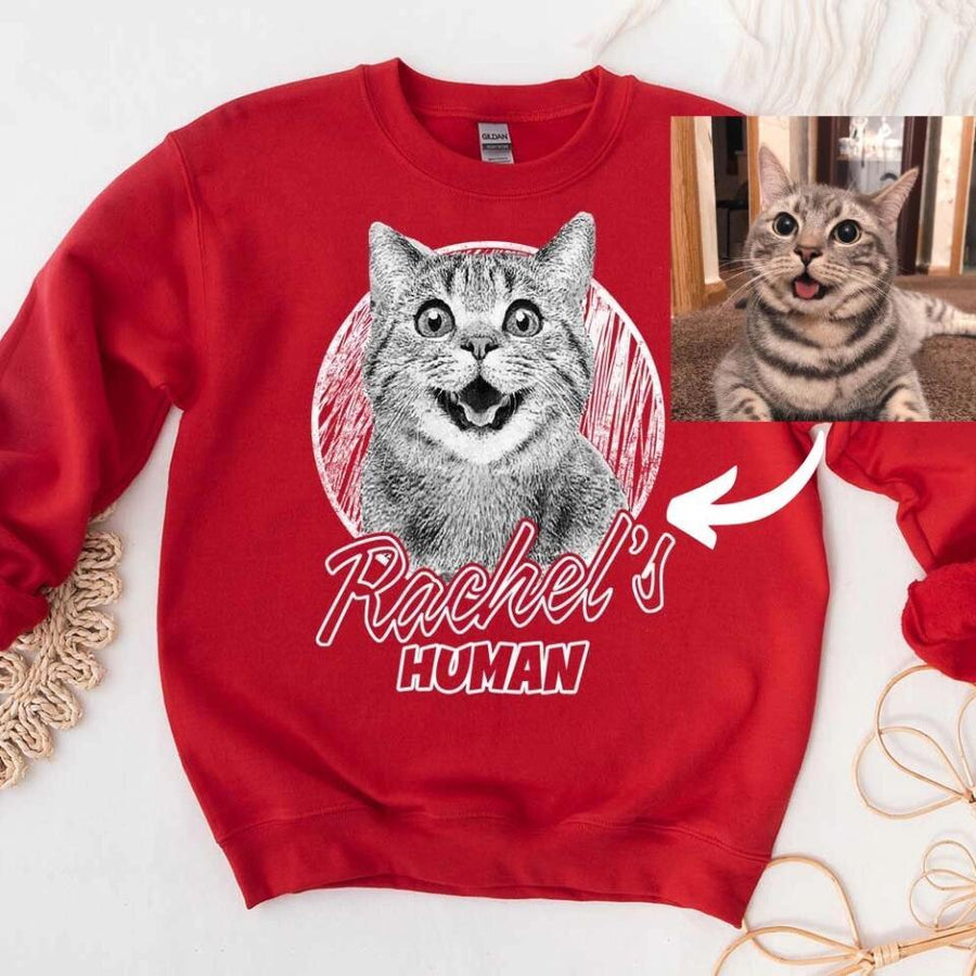 Camiseta personalizada con dibujo de perro para dueños de mascotas
