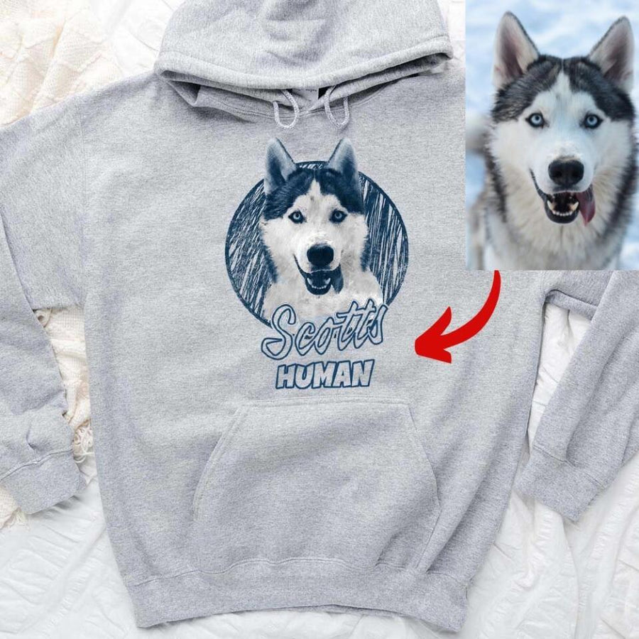 Camiseta personalizada con dibujo de perro para dueños de mascotas