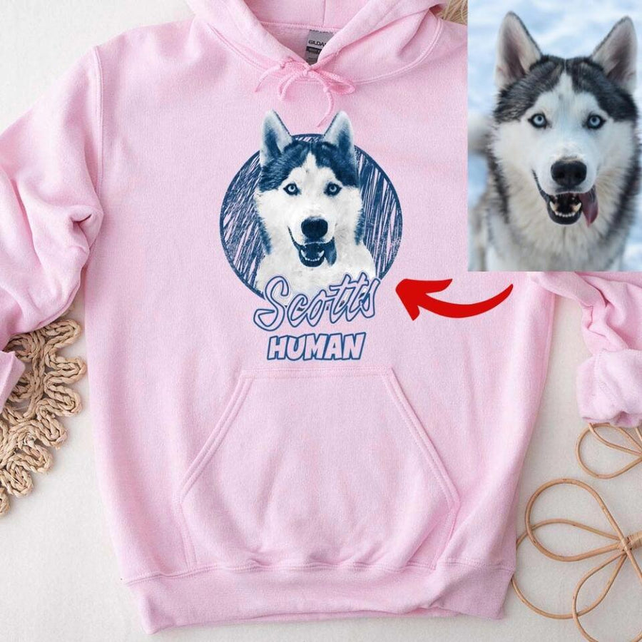 Camiseta personalizada con dibujo de perro para dueños de mascotas