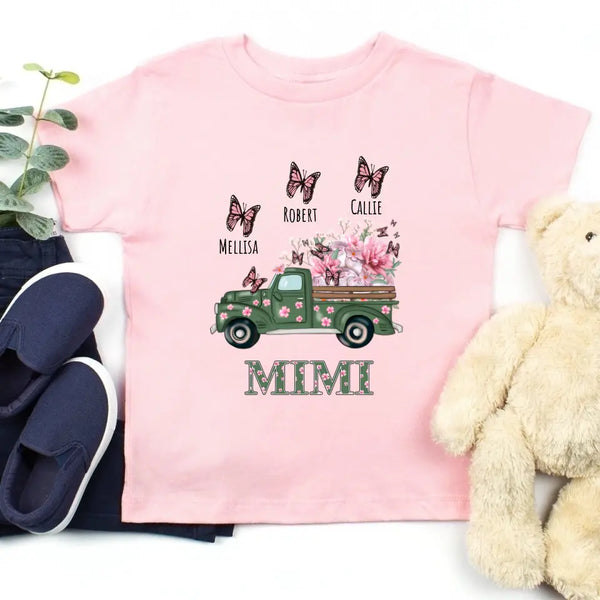 Mom & Mini Garden Truck Personalized T-Shirt