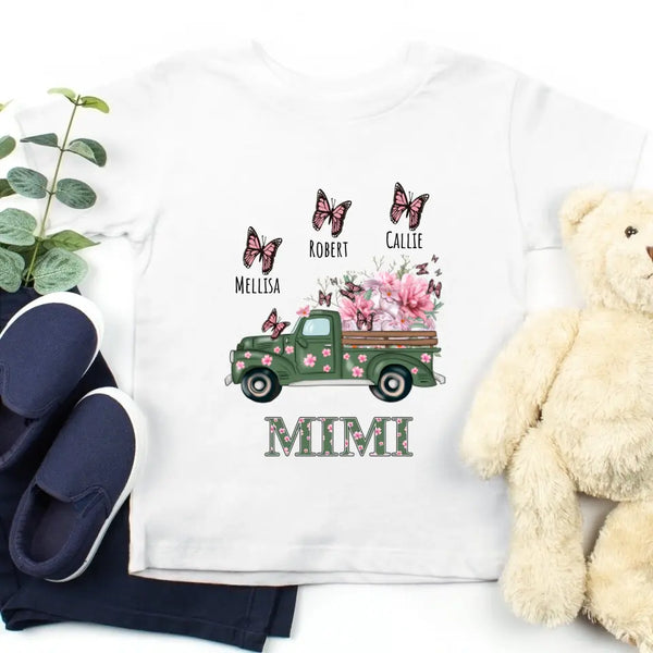 Mom & Mini Garden Truck Personalized T-Shirt
