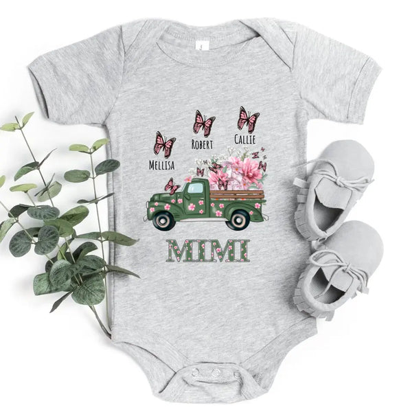 Mom & Mini Garden Truck Personalized T-Shirt