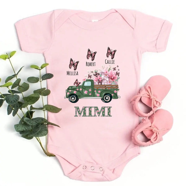 Mom & Mini Garden Truck Personalized T-Shirt