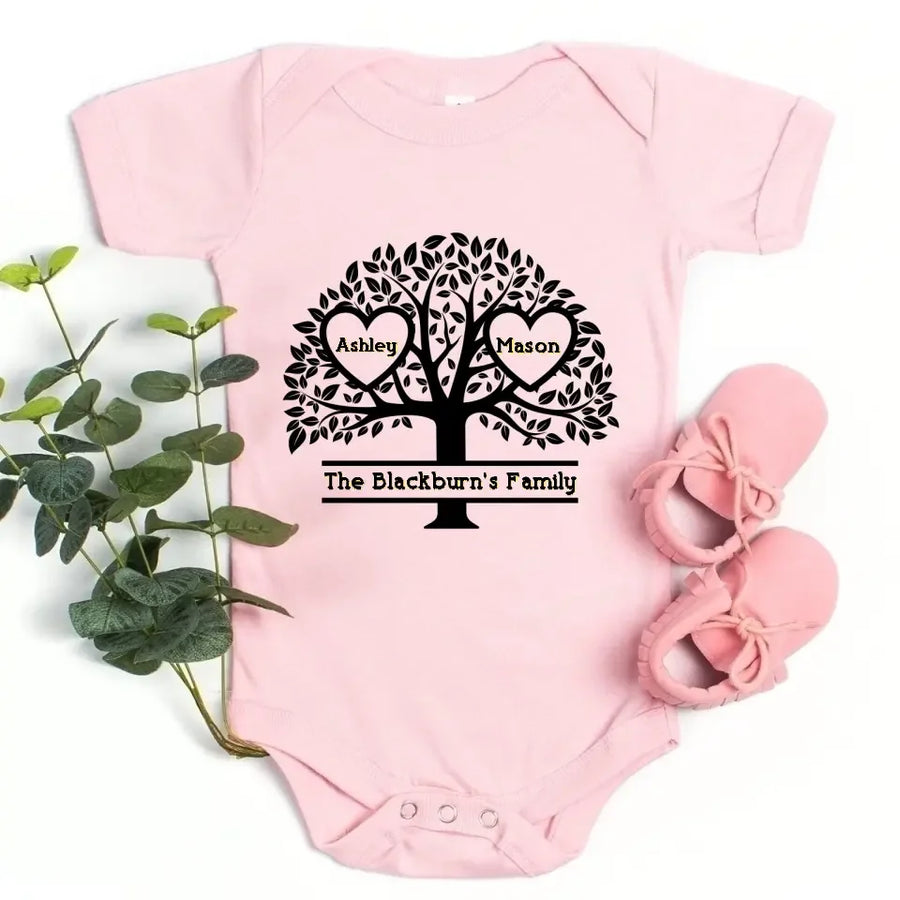 Camiseta personalizada del árbol genealógico