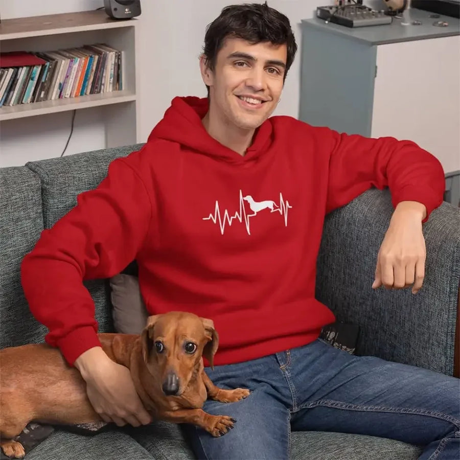 Dog Heartbeat ECG Dogs Are My Cardio Top - Select Your Breed