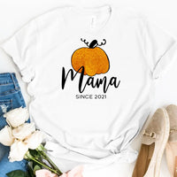 Mama Mini Pumpkin Halloween Tee