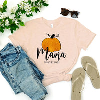 Mama Mini Pumpkin Halloween Tee