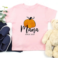 Mama Mini Pumpkin Halloween Tee