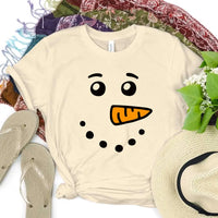 Snowman Couple Tee Cream