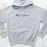 Mrs. Personalized Last Name Crewneck Top