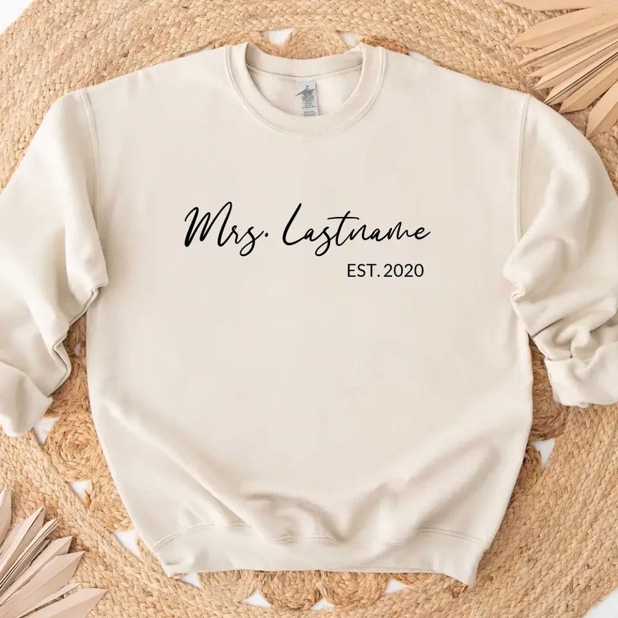 Camisa personalizada para señoras: camiseta personalizada con nombre para novias y esposas