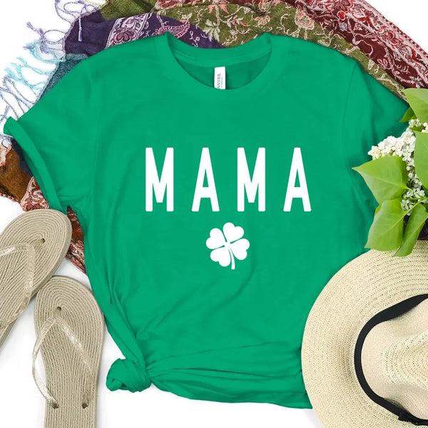 ¡Camisetas de San Patricio para mamá y yo!