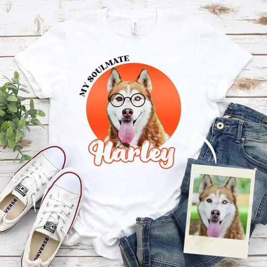 Camiseta personalizada "Mi Alma Gemela" para dueños de mascotas 