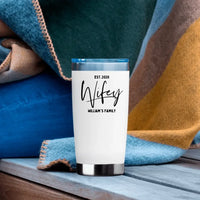 Wifey Hubby Established Personalized Tumbler