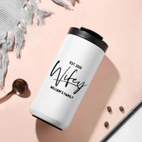 Wifey Hubby Established Personalized 14oz Coffee Tumbler