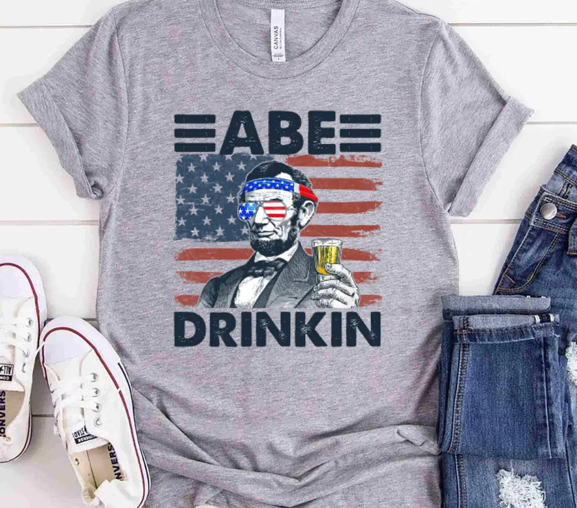 4th Of July Boozy President Tees