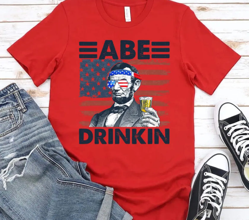 4th Of July Boozy President Tees