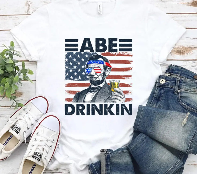 4th Of July Boozy President Tees