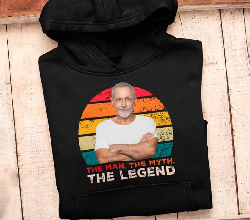 Dad, The Man, The Myth. The Legend - Personalized Shirt