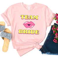 🍾 Team Bride & The Bride 💍 Bachelorette Party Matching T-Shirts