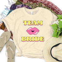 🍾 Team Bride & The Bride 💍 Bachelorette Party Matching T-Shirts