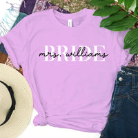 Engagement Mrs Personalized For Bride Top