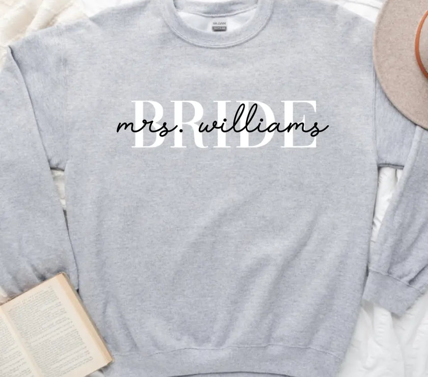 Engagement Mrs Personalized For Bride Top