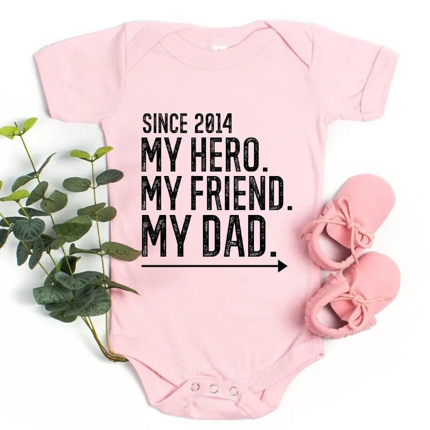 My Friend My Hero My Dad/Son/Daughter Personalized T-shirt