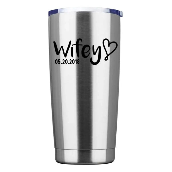 Vaso personalizado para esposo y esposa