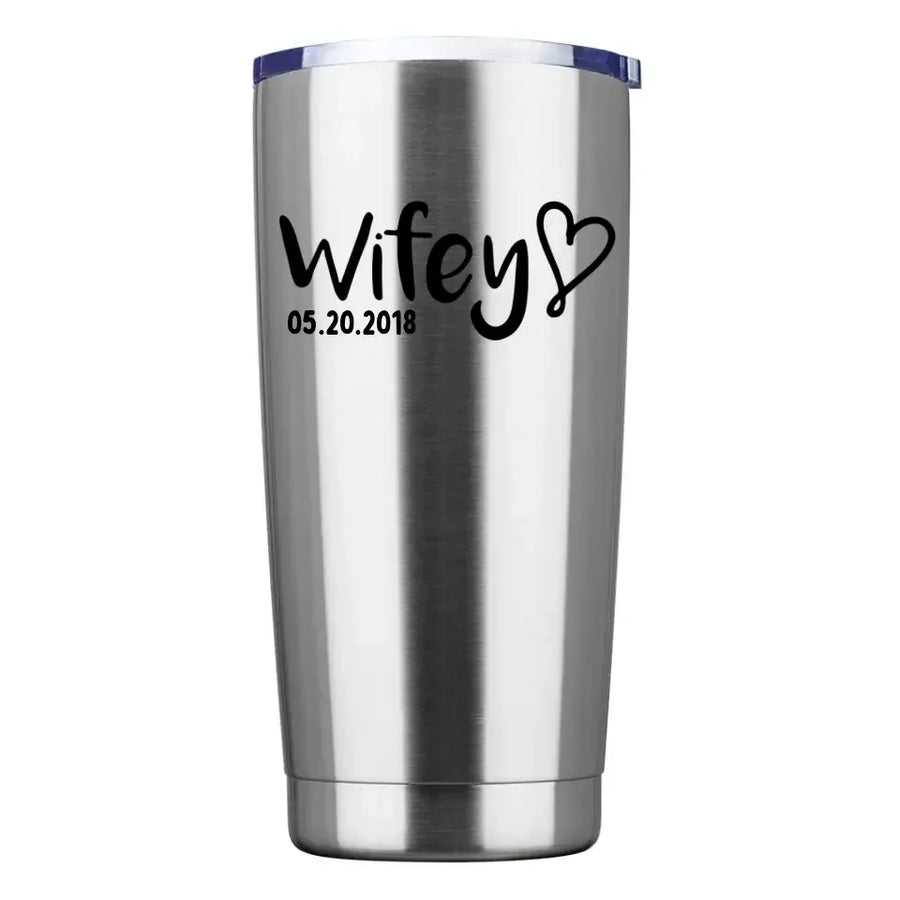 Vaso personalizado para esposo y esposa