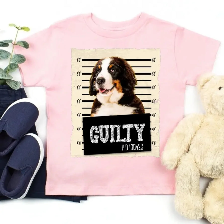 Your Pet's Mug Shot With Photo Personalized T-shirt