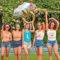 🍾 Team Bride & The Bride 💍 Bachelorette Party Matching Tank Tops