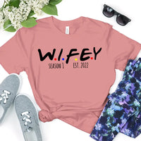 Wifey and Hubby Serie Friends Seasons Est T-shirt