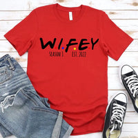 Wifey and Hubby Serie Friends Seasons Est T-shirt