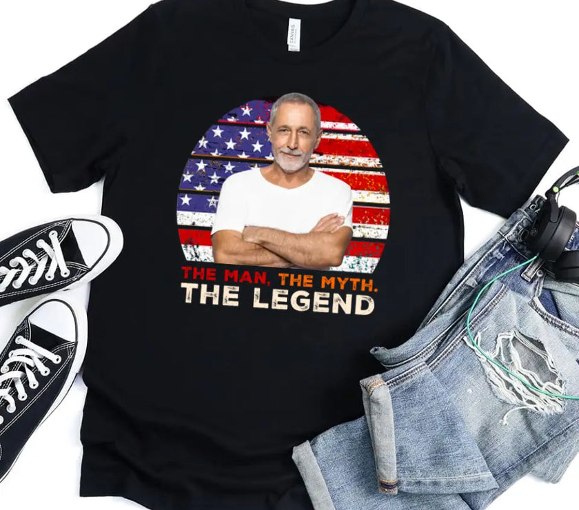 Dad, The Man, The Myth. The Legend - Personalized Shirt