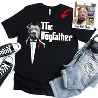 The Dog Father Custom Dog Dad T-shirt