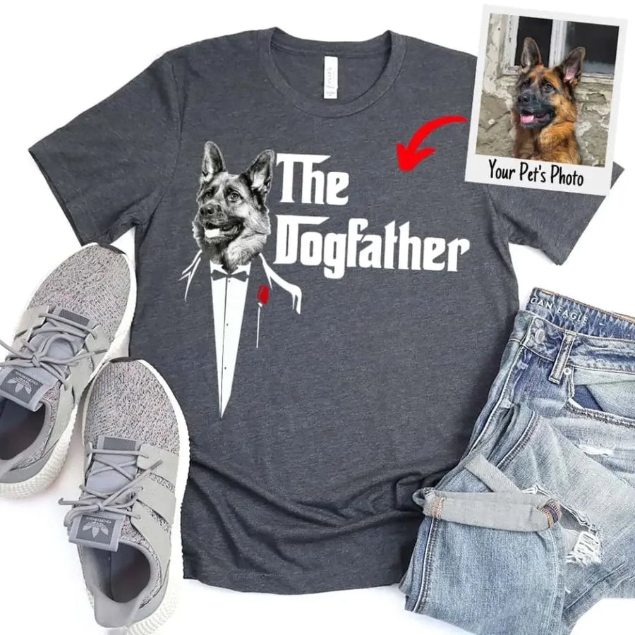 The Dog Father Custom Dog Dad T-shirt