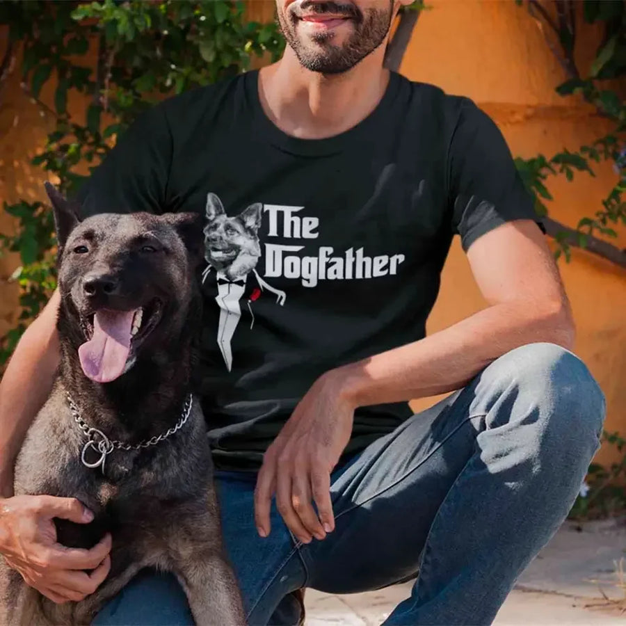 The Dog Father Custom Dog Dad T-shirt