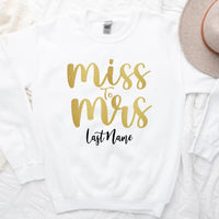 Miss to Mrs Last Name Personalized Top