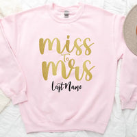 Miss to Mrs Last Name Personalized Top