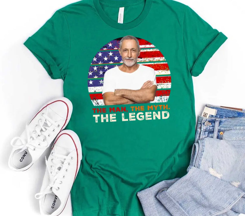 Dad, The Man, The Myth. The Legend - Personalized Shirt