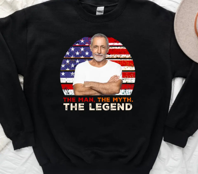 Dad, The Man, The Myth. The Legend - Personalized Shirt