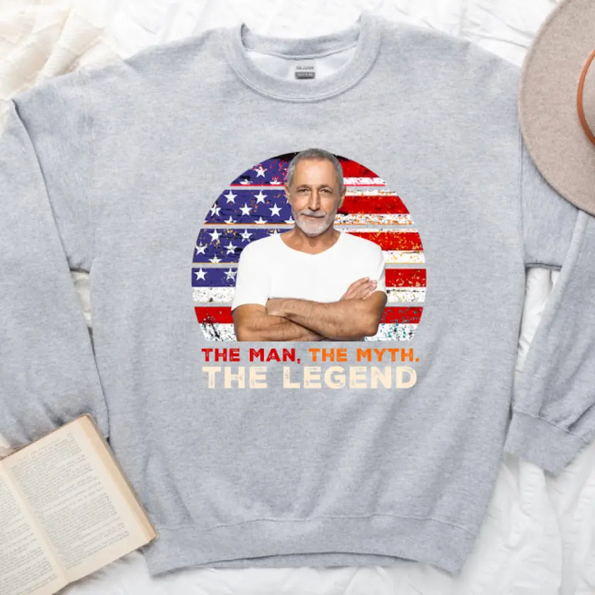 Dad, The Man, The Myth. The Legend - Personalized Shirt