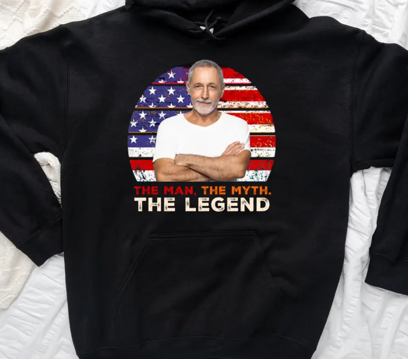 Dad, The Man, The Myth. The Legend - Personalized Shirt