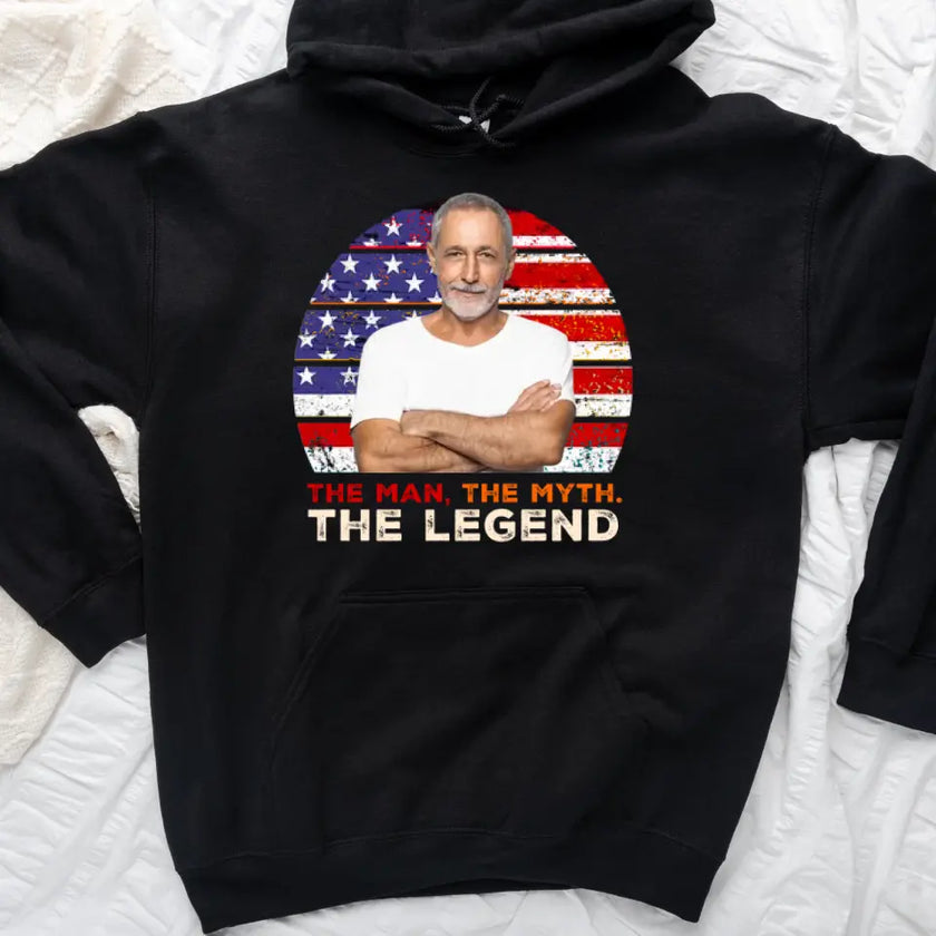 Dad, The Man, The Myth. The Legend - Personalized Shirt